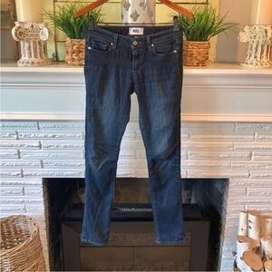 Paige Medium Wash Skyline Skinny Jeans Size 25 Gently Used Stretch